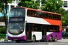 Thumbnail: SBS3423U — A Volvo B9TL (Wright) double-deck bus serving commuters on service 143M under current bus operator Tower Transit Singapore in June 2016.